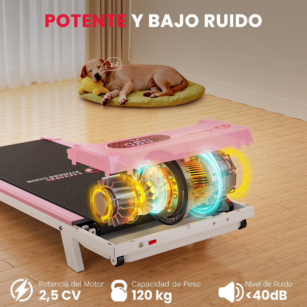 Cinta de Correr T7, Velocidad 1-6KM/H, 5% Inclinación Manual