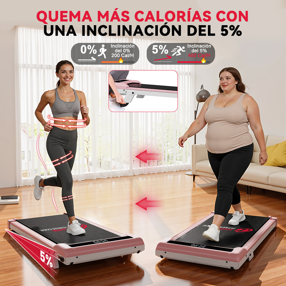 Cinta de Correr Z3 con Motor sin Escobillas, Velocidad 1-6KM/H, 5% Inclinación Manual