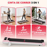 Cinta de Correr Z3 con Motor sin Escobillas, Velocidad 1-6KM/H, 5% Inclinación Manual