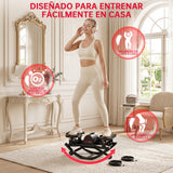 Escaladora en Forma de U, con Bandas de Resistencia y Alfombrilla Antideslizante