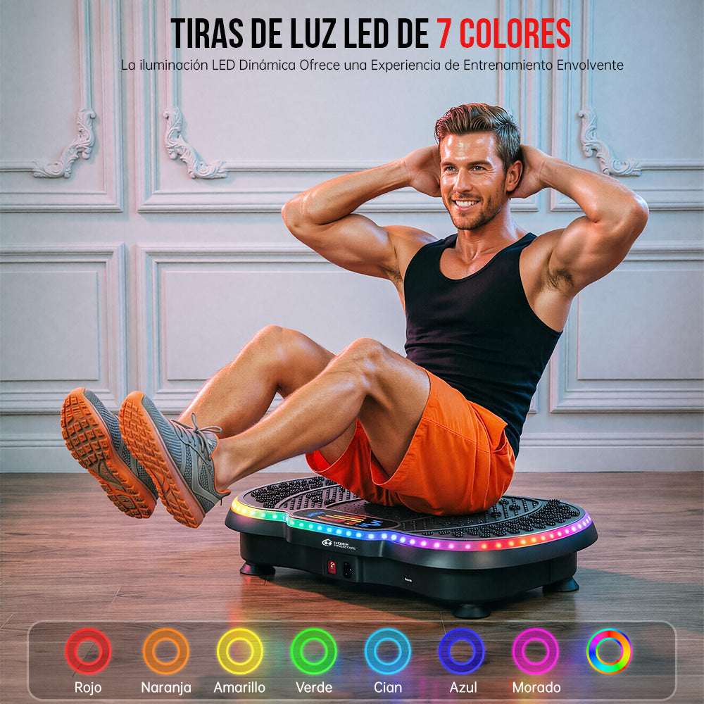 Plataforma Vibratoria C1, con Iluminación LED