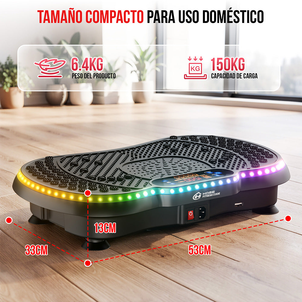 Plataforma Vibratoria C1, con Iluminación LED