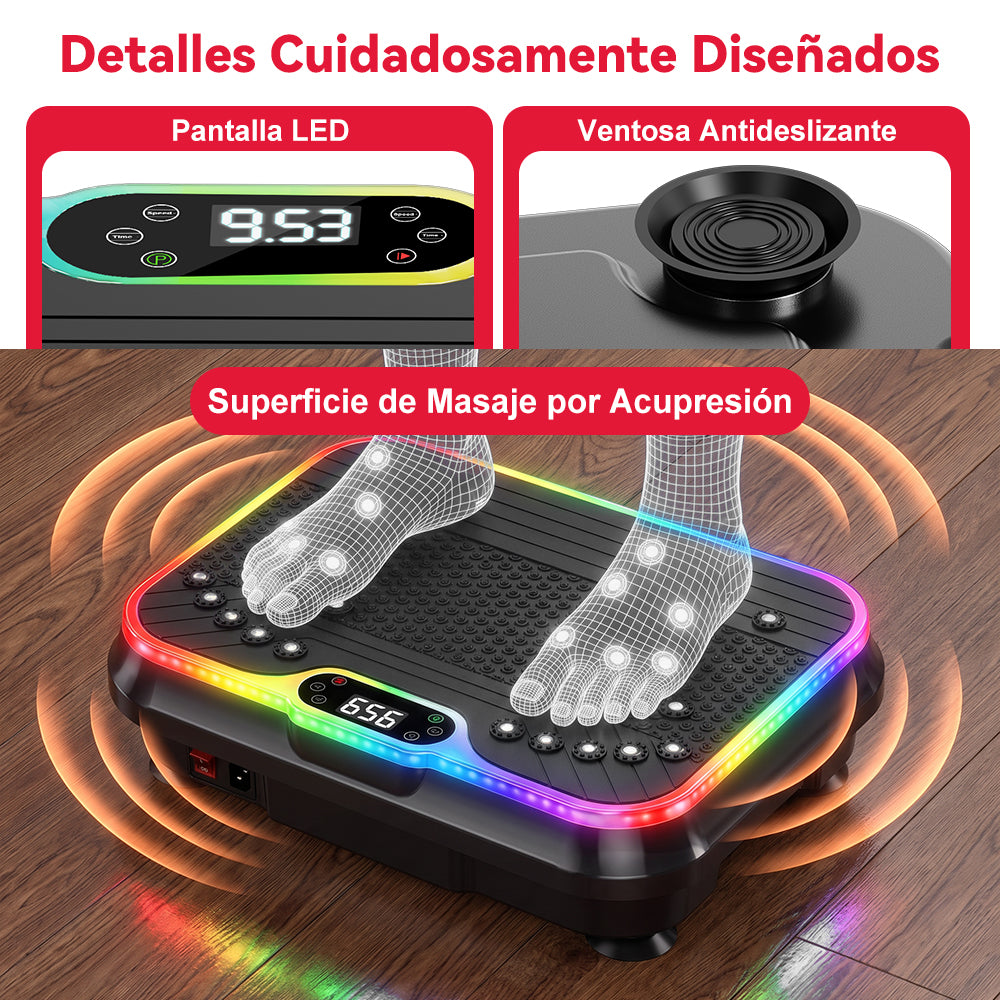 Plataforma Vibratoria F1, 250 Niveles de Intensidad