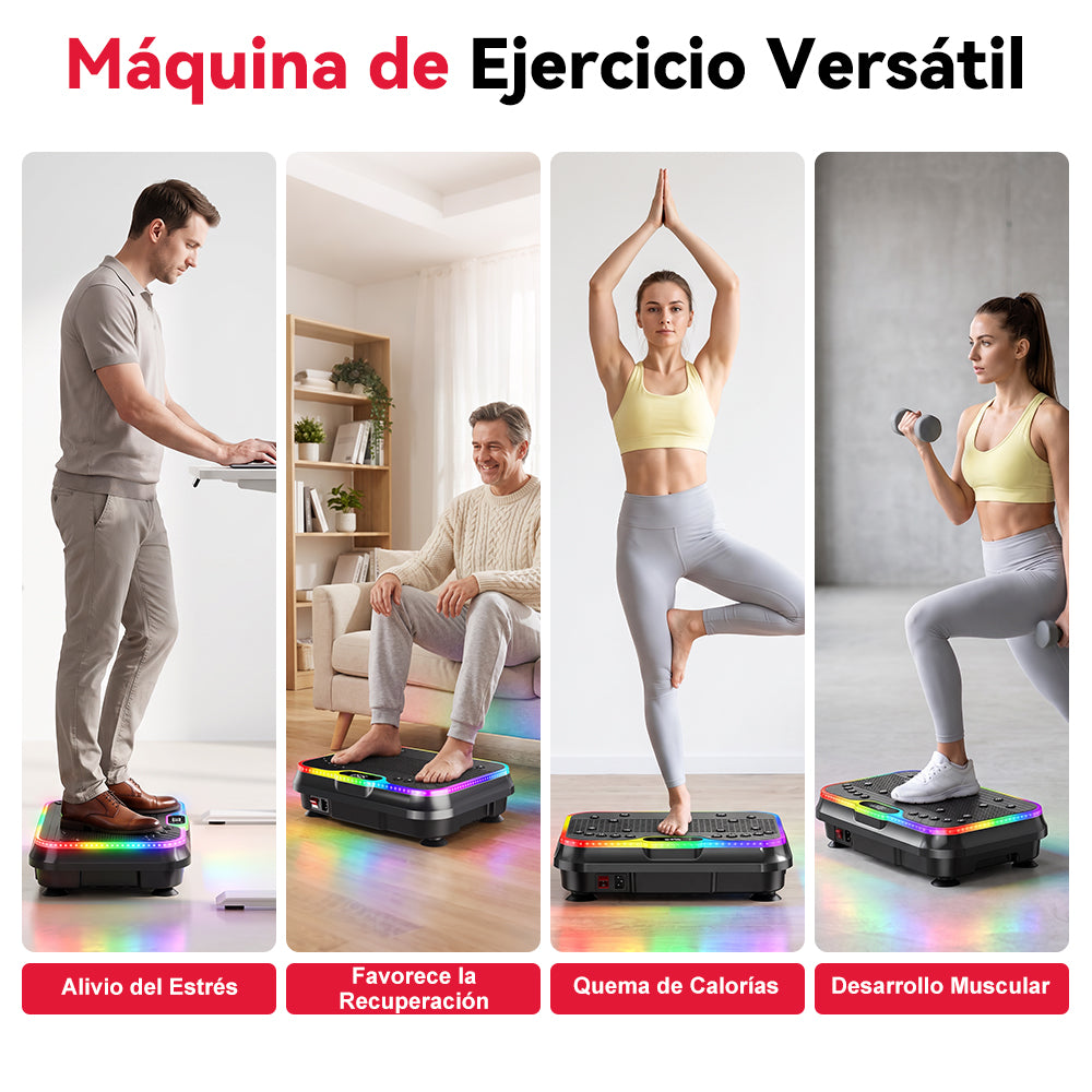 Plataforma Vibratoria F1, con Iluminación LED